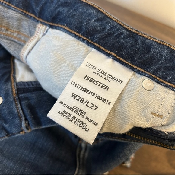 Silver ISBISTER Jeans 28x28 - Picture 7 of 13